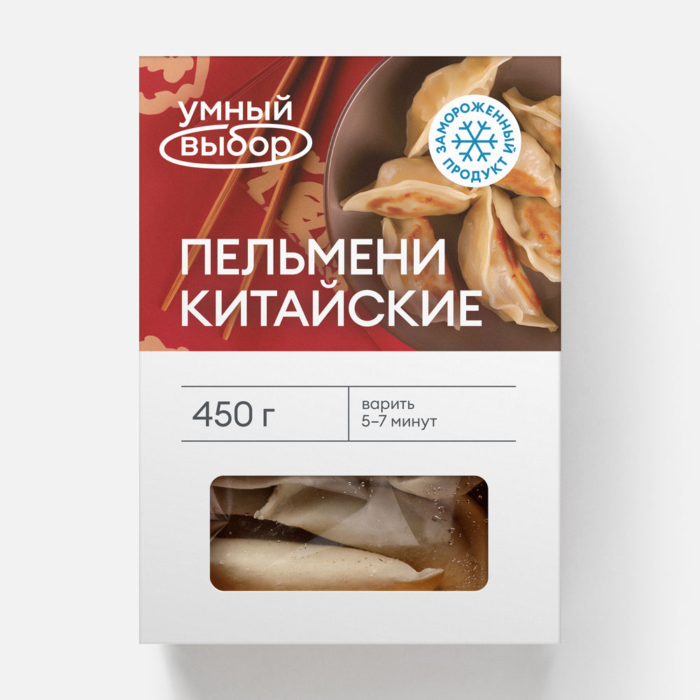 

Пельмени Умный выбор Китайские 450 г