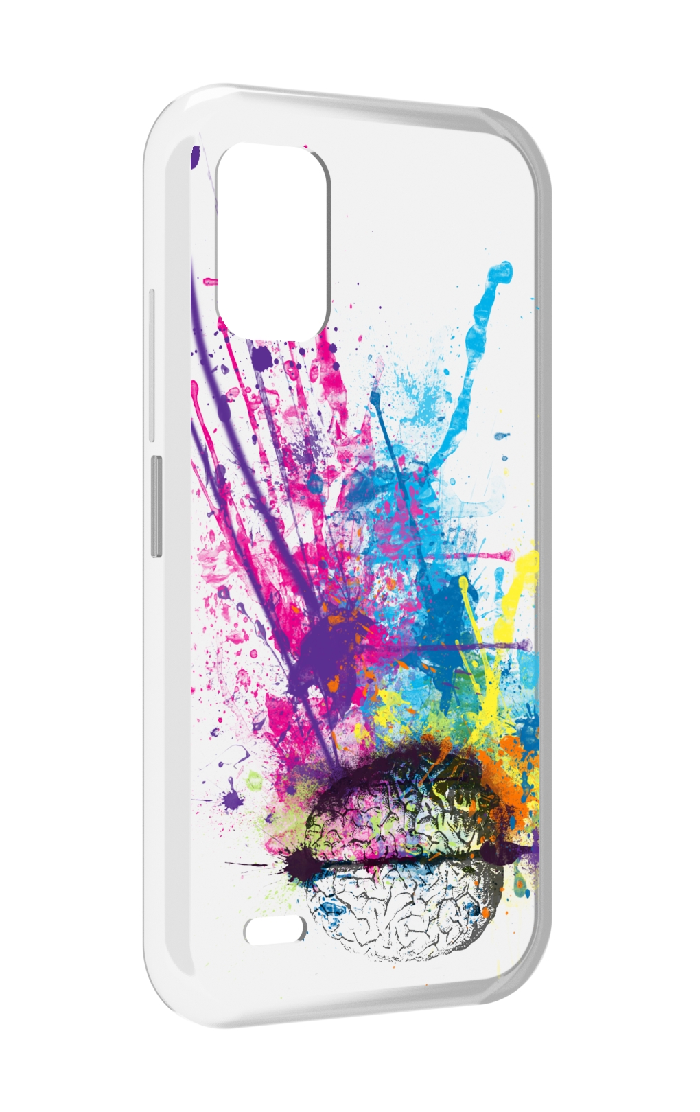 

Чехол MyPads яркий красочный мозг для UMIDIGI Bison GT2 / GT2 Pro, Прозрачный, Tocco