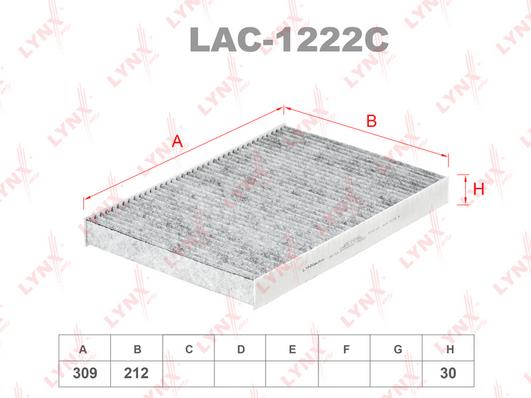 

Фильтр Салонный LYNXauto LAC1222C