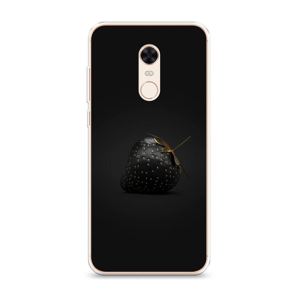 

Чехол Awog на Xiaomi Redmi 5 Plus "Черная клубника", Разноцветный, 33150-10