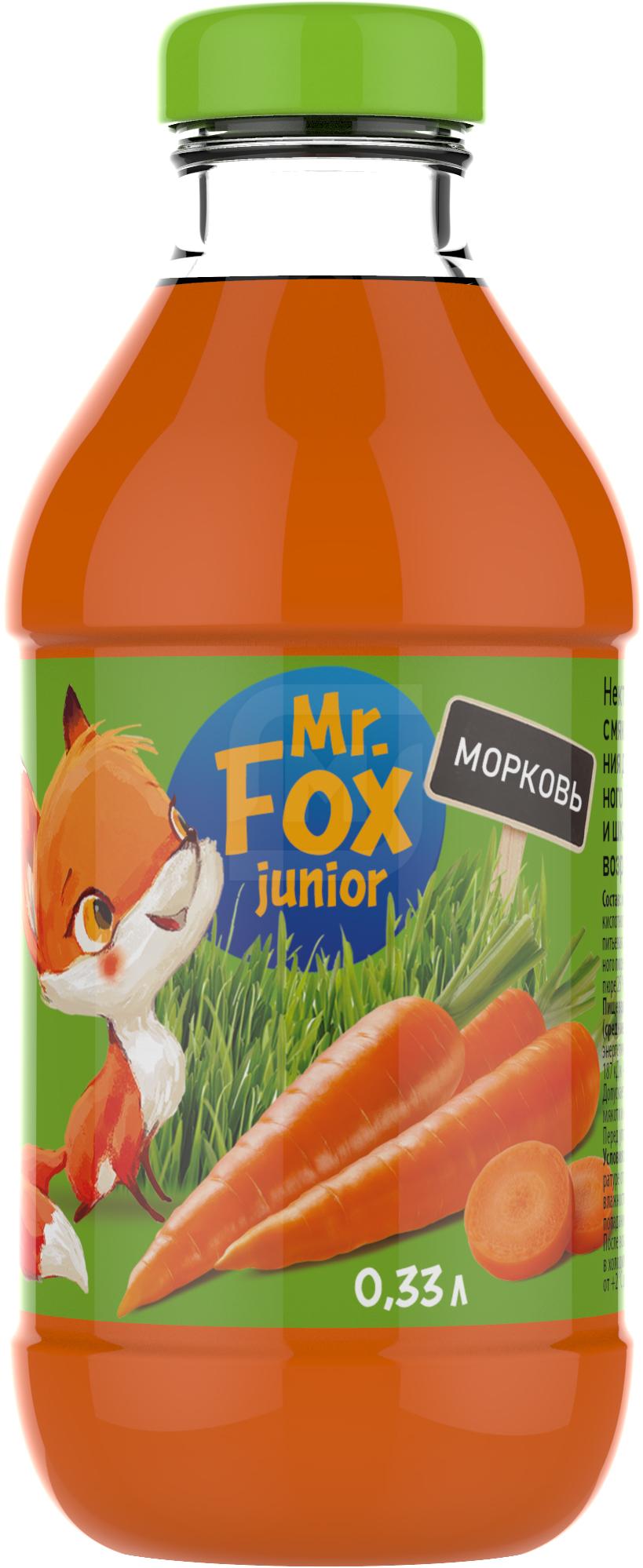 

Нектар Mr.Fox морковь с мякотью 330 мл