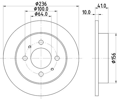 

Тормозной диск NISSHINBO ND3036