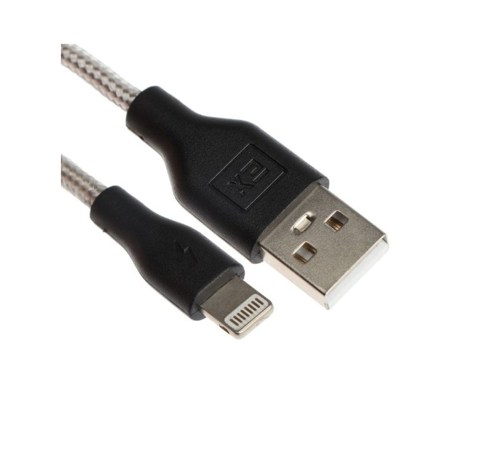 фото Кабель exployd classic ex-k-496 usb - lightning, 1 м, серый