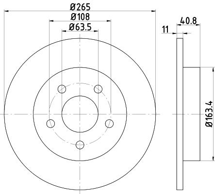 

Тормозной диск NISSHINBO ND5020K