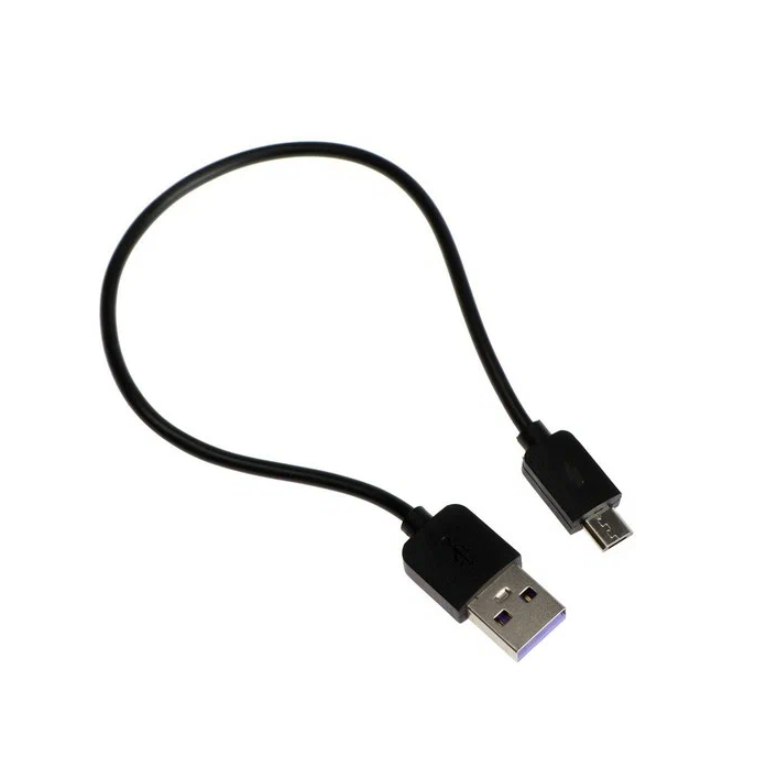 

Кабель Exployd EX-K-1387 USB - Micro USB, силиконовая оплетка, 2.4А, 0.25 м, черный