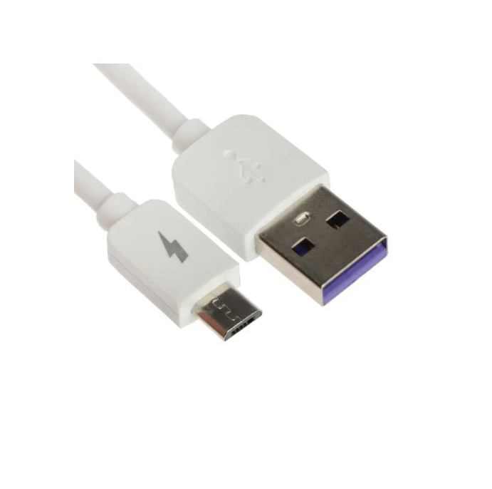Кабель Exployd EX-K-1390 USB - Micro USB, силиконовая оплетка, 2.4А, 2 м, белый