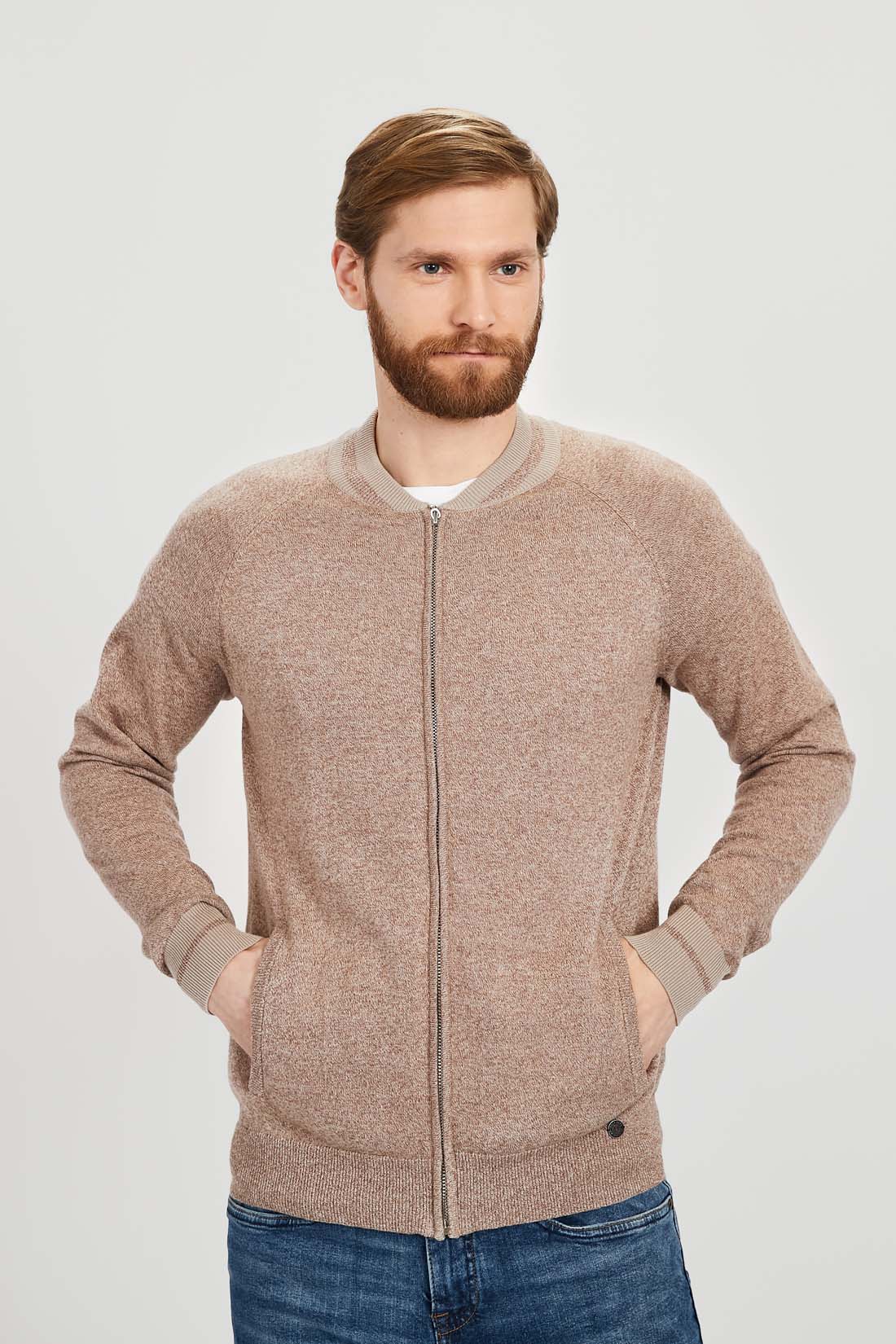 

Кардиган мужской Baon B6422001 бежевый S, B6422001