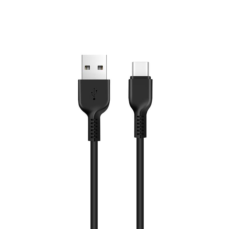 

Кабель Hoco X13 Type-C - USB PVC оплетка, 3 А, 1 м, черный