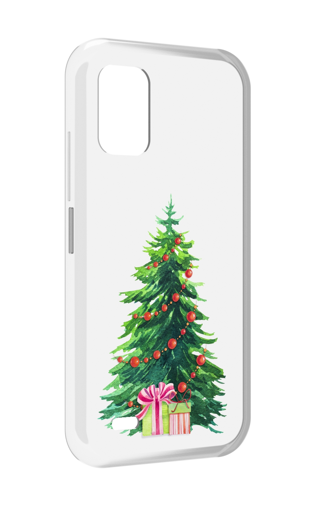 

Чехол MyPads Елка новогодняя с подарками акварель для UMIDIGI Bison GT2 / GT2 Pro, Прозрачный, Tocco