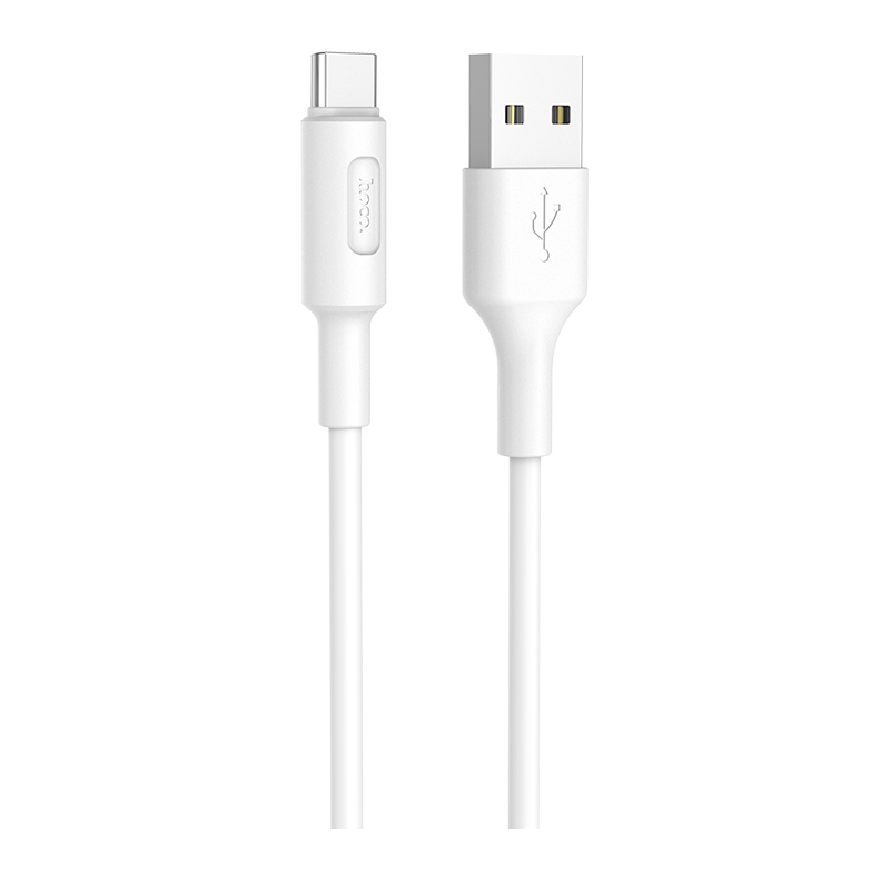 

Кабель Hoco X25 Type-C - USB PVC оплетка, 3 А, 1 м, белый