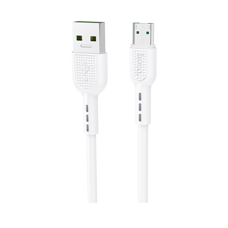 

Кабель Hoco X33 Micro USB - USB PVC оплетка, 4 А, 1 м, белый