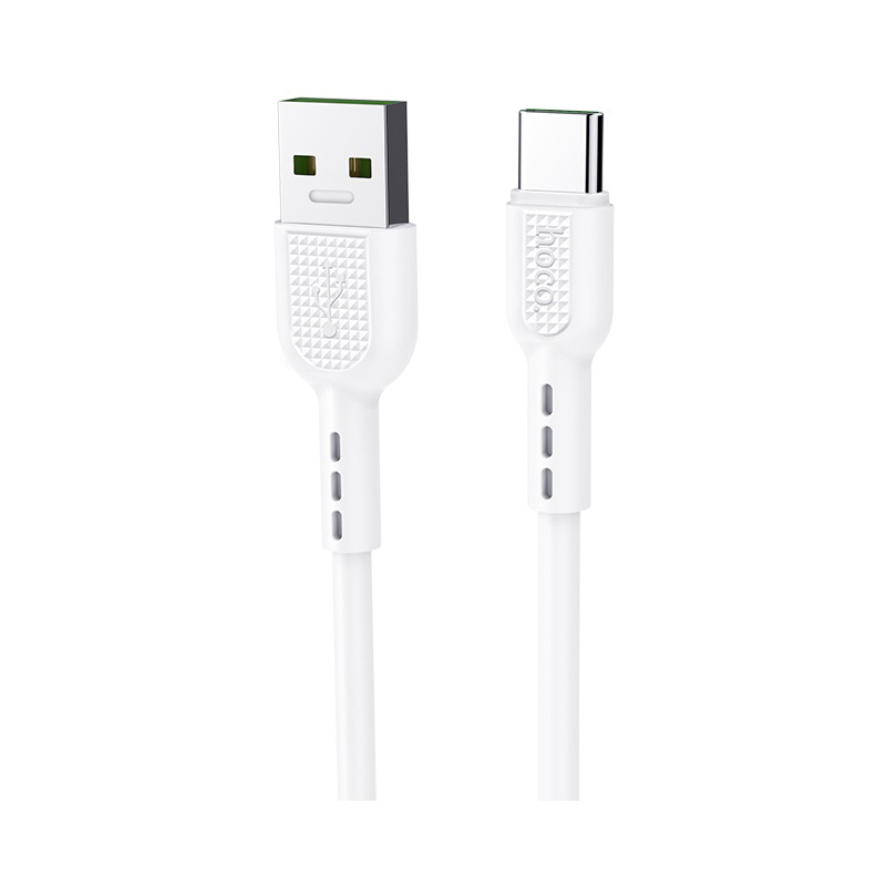 

Кабель Hoco X33 Type-C - USB PVC оплетка, 5 А, 1 м, белый