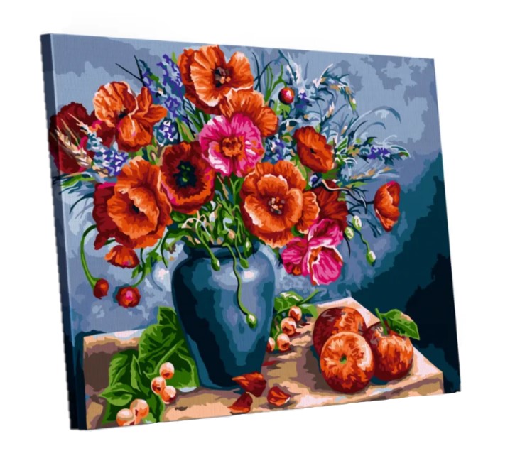 

Картина по номерам Русская живопись Натюрморт с маками. Когай Ж. 50х40см, Натюрморт с маками. Когай Ж.