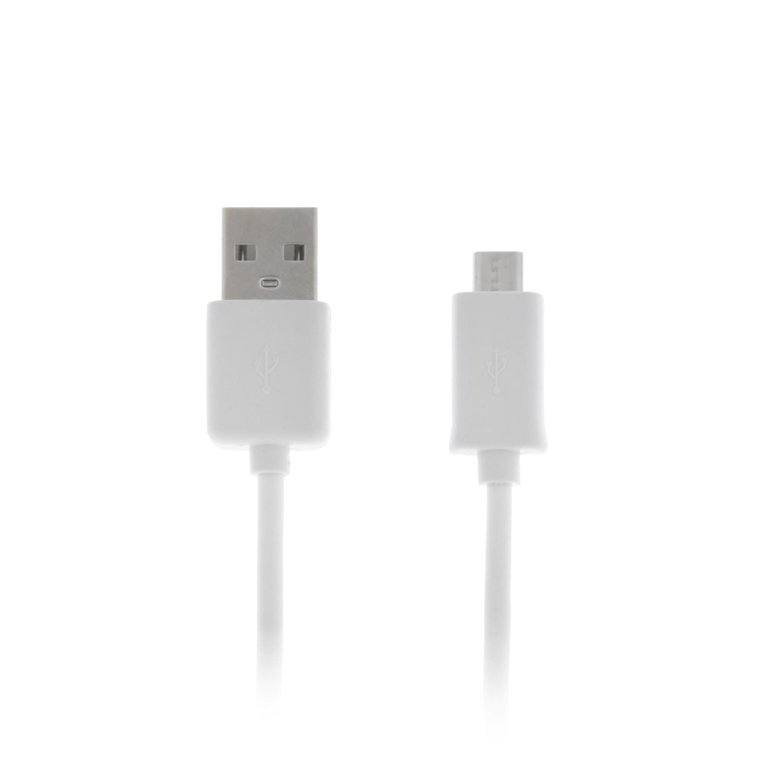 Кабель LuazON Micro USB - USB 1 А, 0.8 м, белый