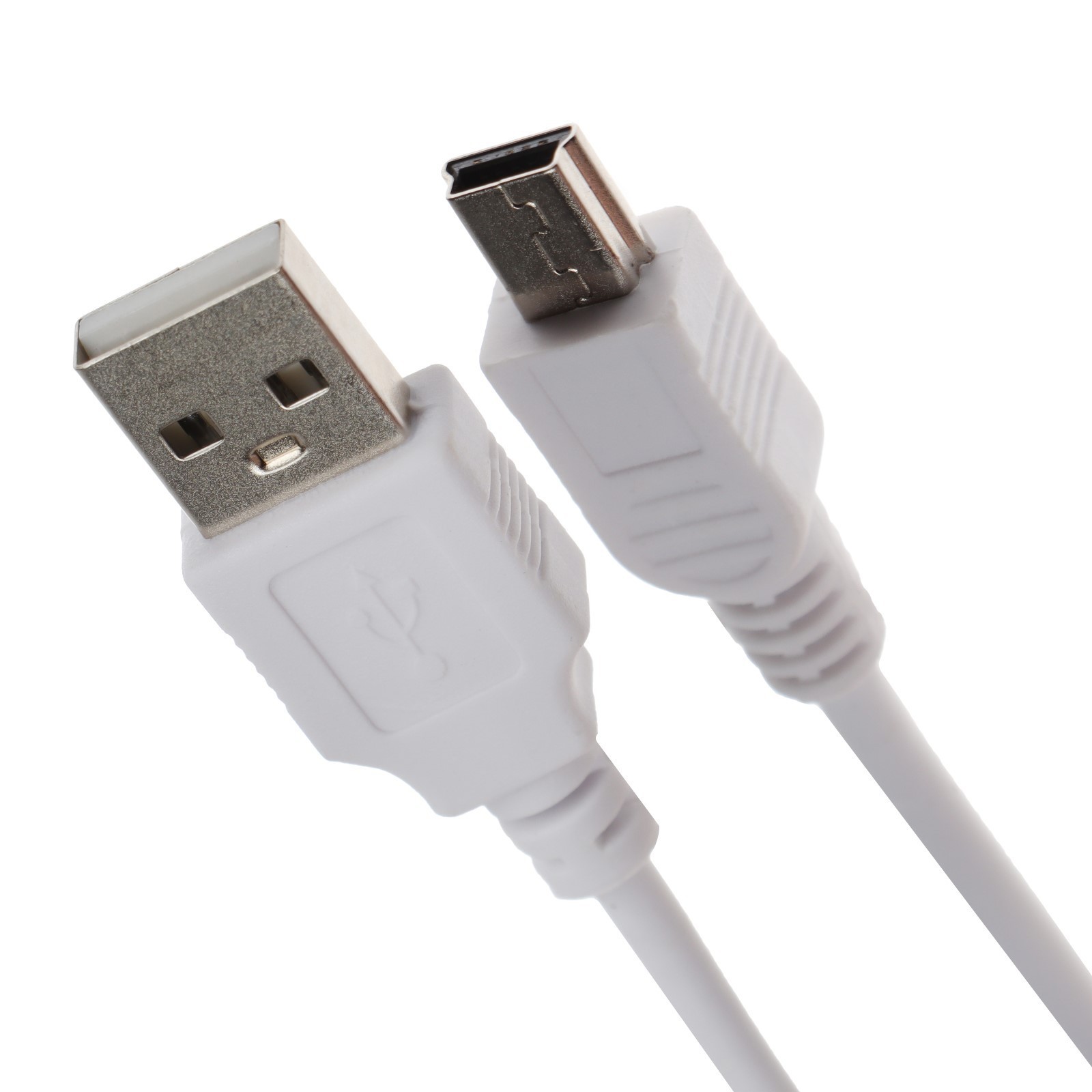 Кабель LuazON Mini USB - USB только для зарядки, 1 А, 0.5 м, белый
