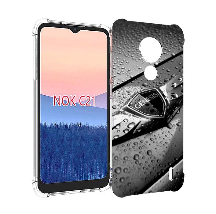

Чехол MyPads genesis 2 мужской для Nokia C21, Прозрачный, Tocco