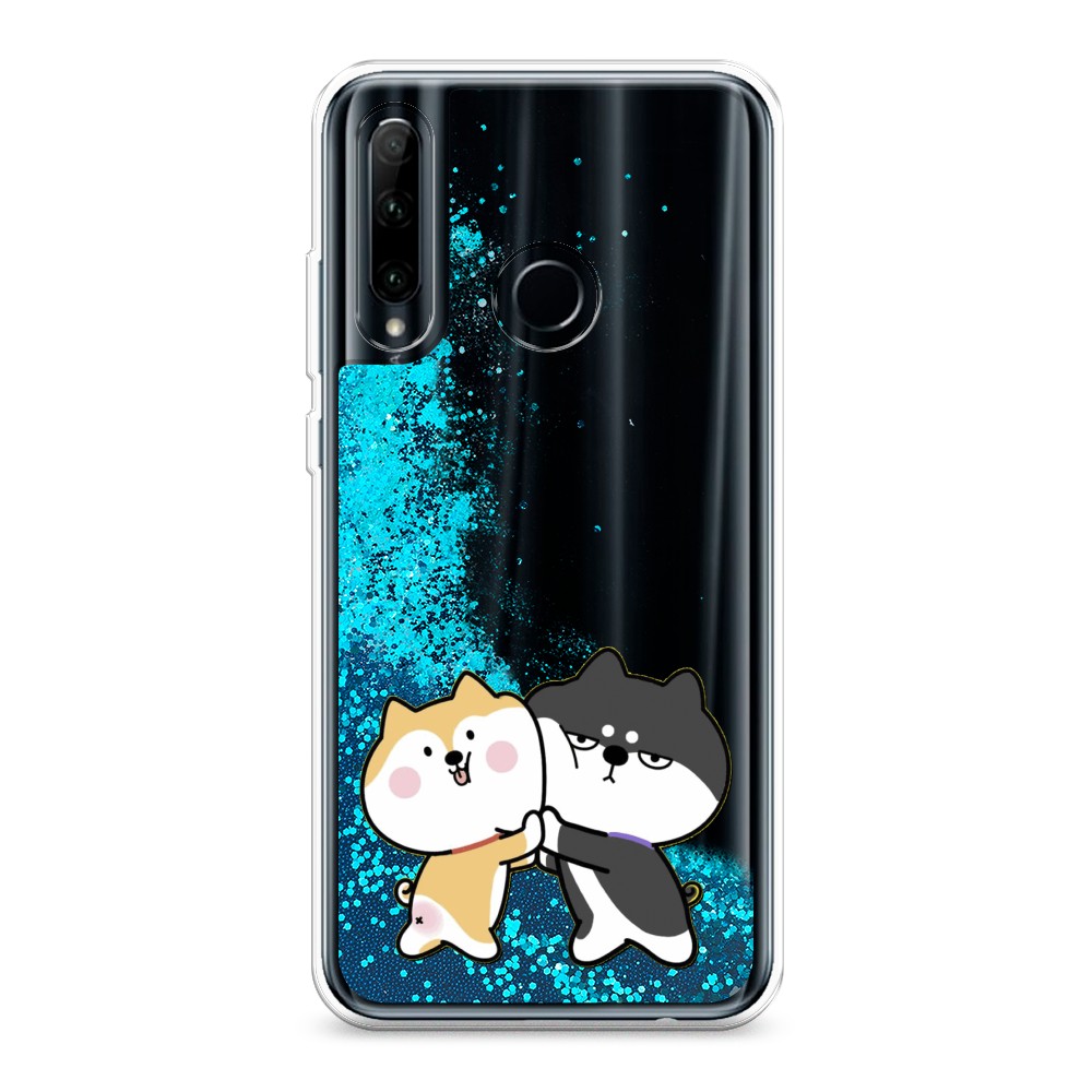 

Чехол Awog на Honor 10i/20 Lite 2019/20e/Huawei P Smart Plus 2019 "Обнимашки акита", Разноцветный, 68993-1