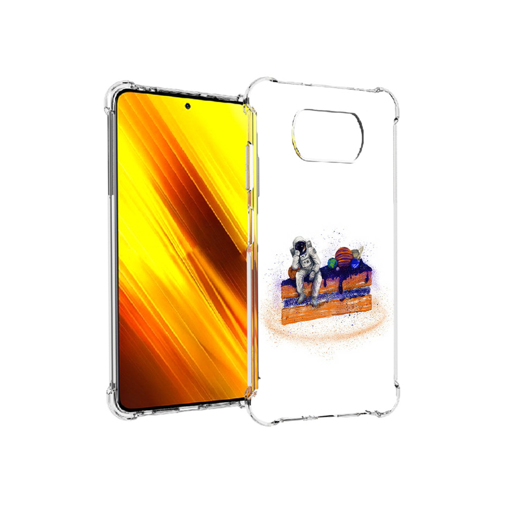 

Чехол MyPads Tocco для Xiaomi Poco X3 торт с планетами (PT154881.262.648), Прозрачный, Tocco