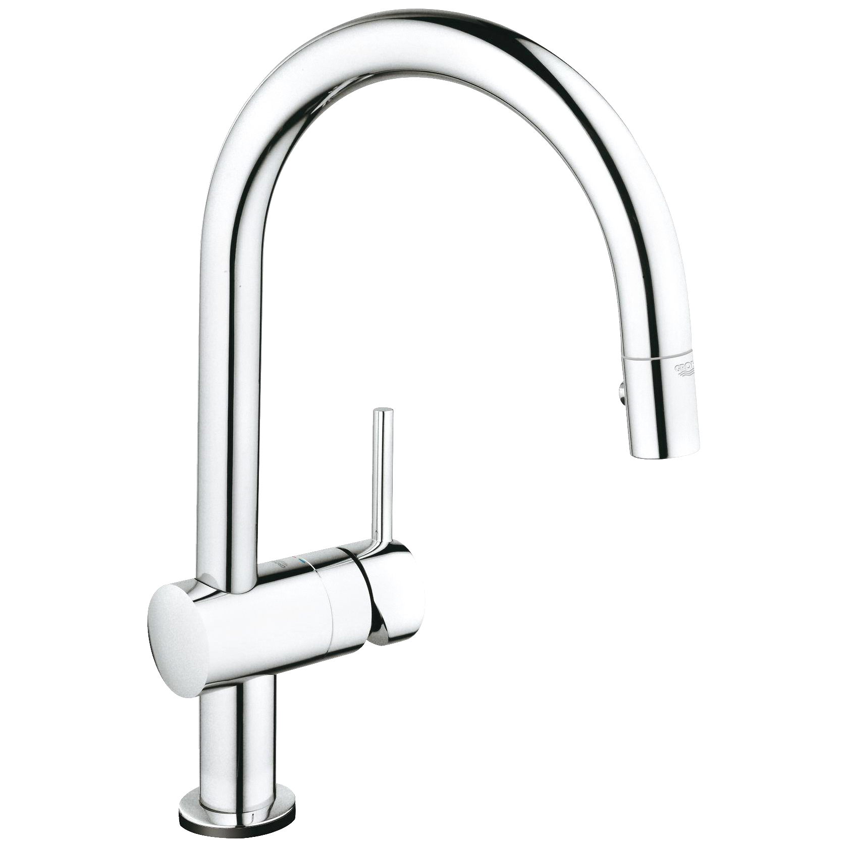 фото Смеситель для кухонной мойки grohe minta touch 31358001 хром