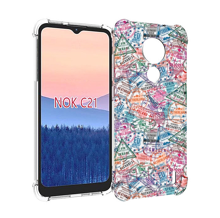 

Чехол MyPads загранчехол для Nokia C21, Прозрачный, Tocco