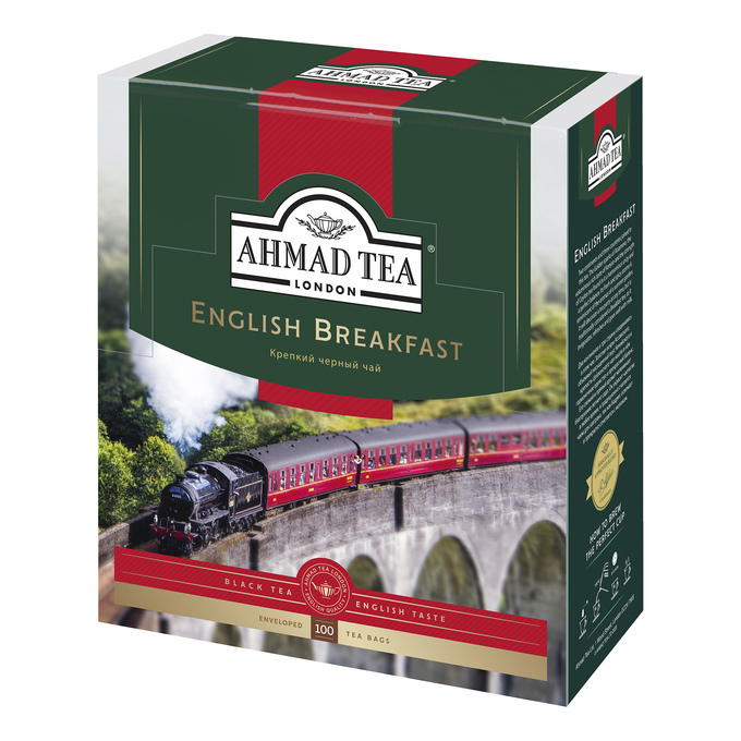 

Чай черный Ahmad Tea English Breakfast в пакетиках 2 г х 30 шт