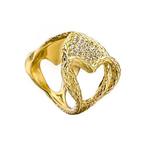 

Кольцо из стали с кристаллами р.18 Just Cavalli JCRG00050, JCRG00050