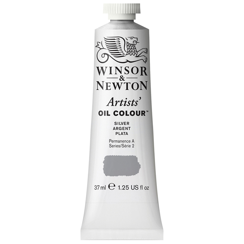 

Краска масляная профессиональная Winsor&Newton "Artists Oil", 37мл, серебряный, (3шт.), Серебристый