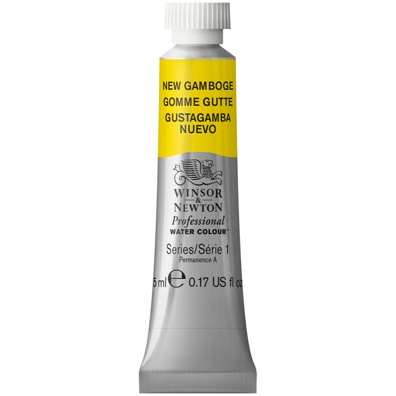 

Акварель художественная Winsor&Newton "Professional", 5мл, туба, гуммигут новый, (3шт.)