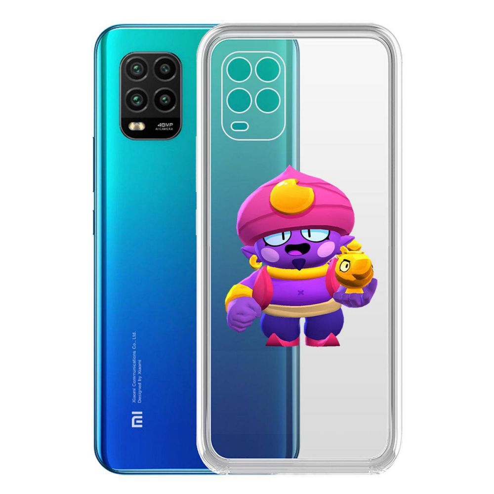 

Чехол-накладка Brawl Stars-Джин для Xiaomi Mi 10 Lite