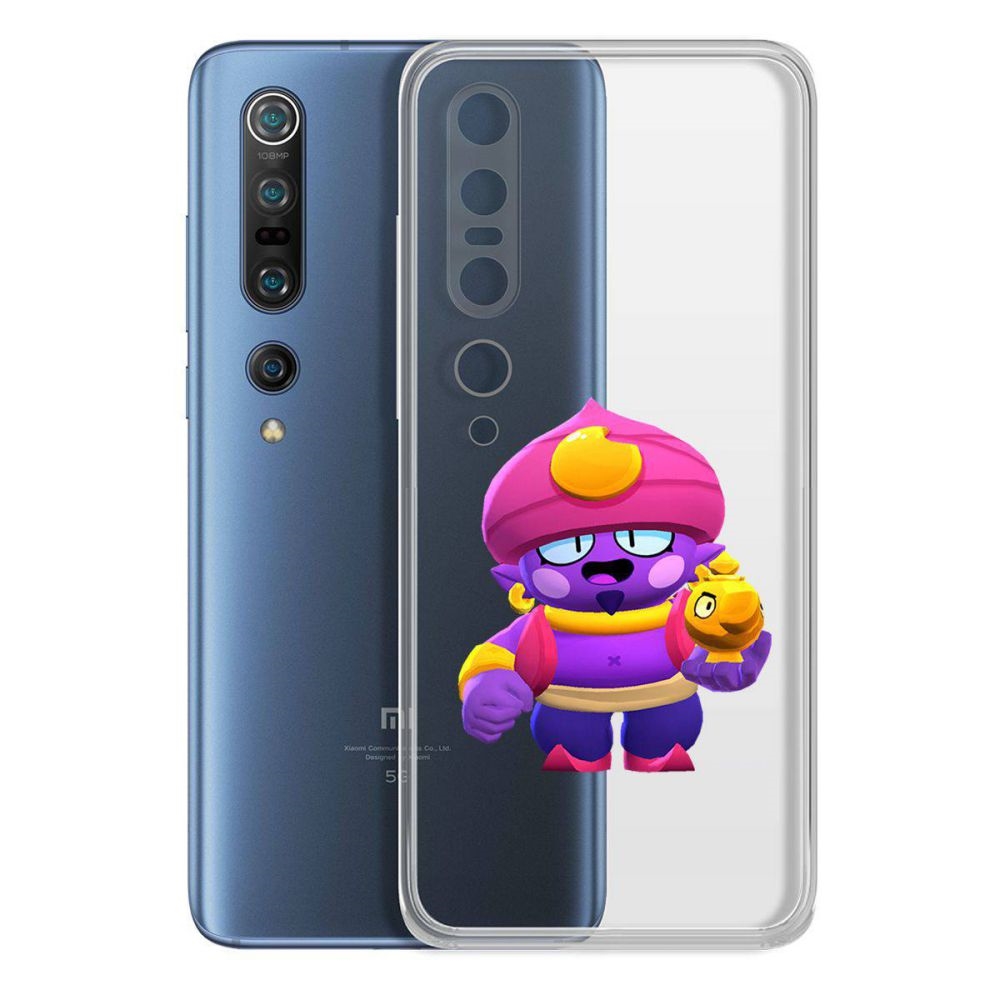 

Чехол-накладка Brawl Stars-Джин для Xiaomi Mi 10/Mi 10 Pro