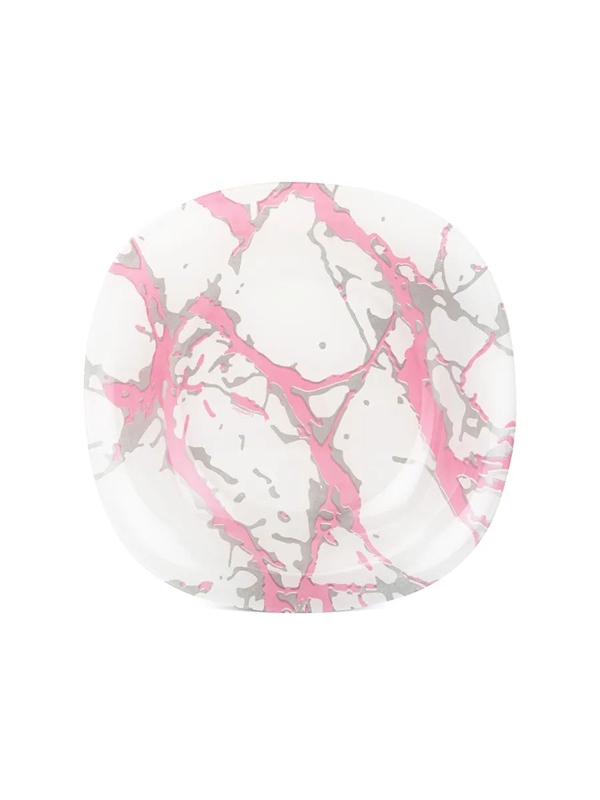 

Тарелка глубокая Luminarc Marble Pink Silver 21 см, Разноцветный
