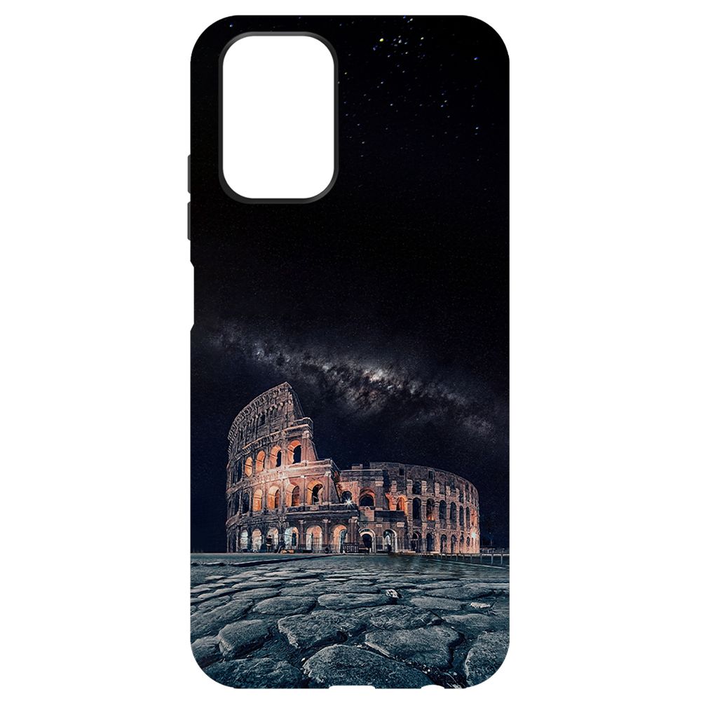 

Чехол-накладка Krutoff Soft Case Италия, Колизей для Xiaomi Redmi 10 черный