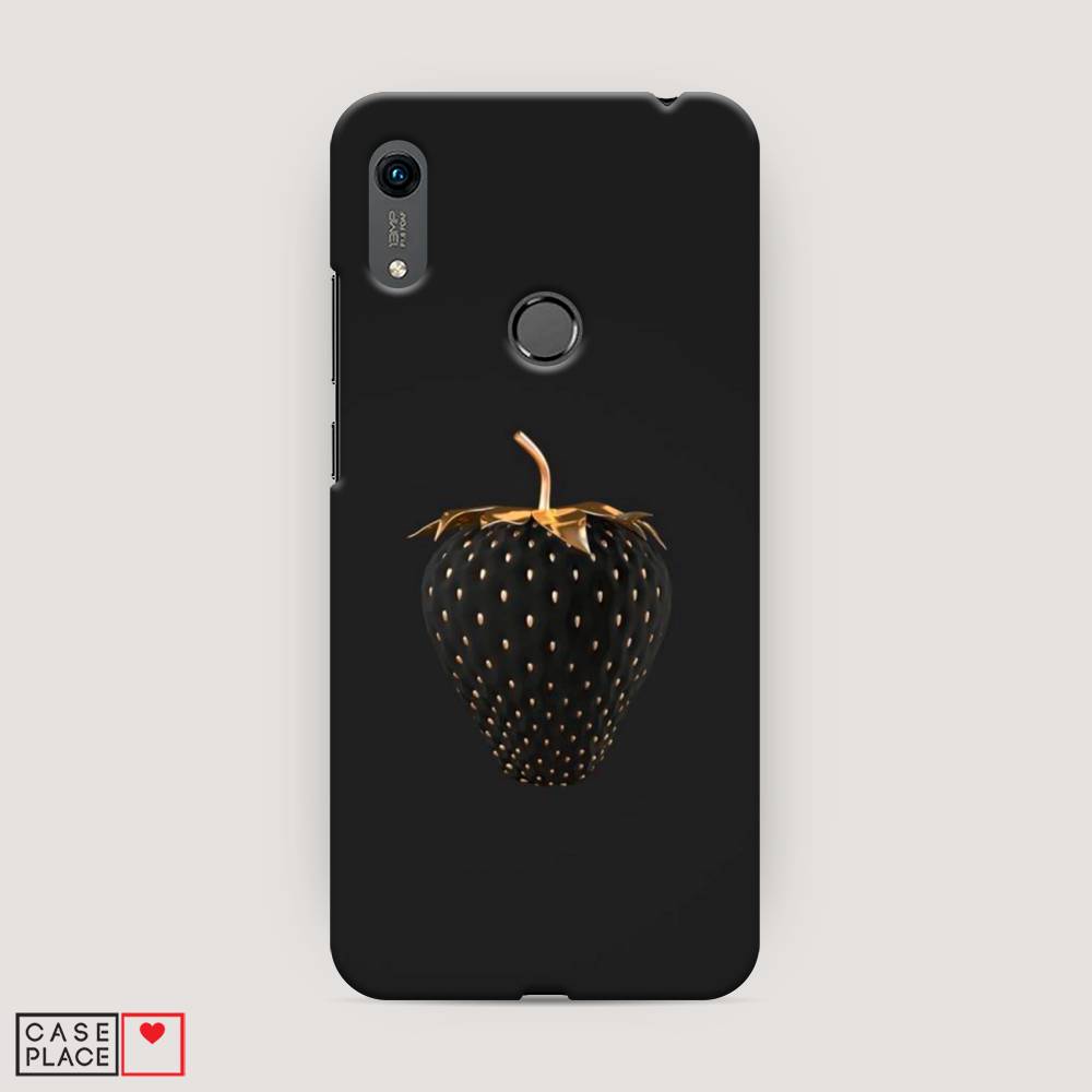 

Чехол Awog "Черно-золотая клубника" для Huawei Y6s