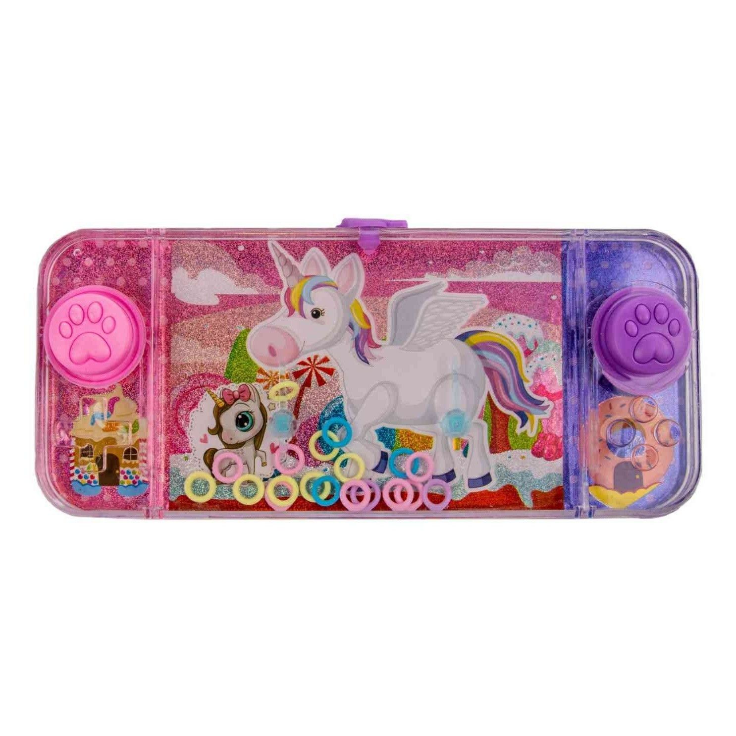 

Интерактивная игрушка KiddiePlay Кольцеброс Единороги и динозавры 15,5х7х2 см ассортимент, Розовый