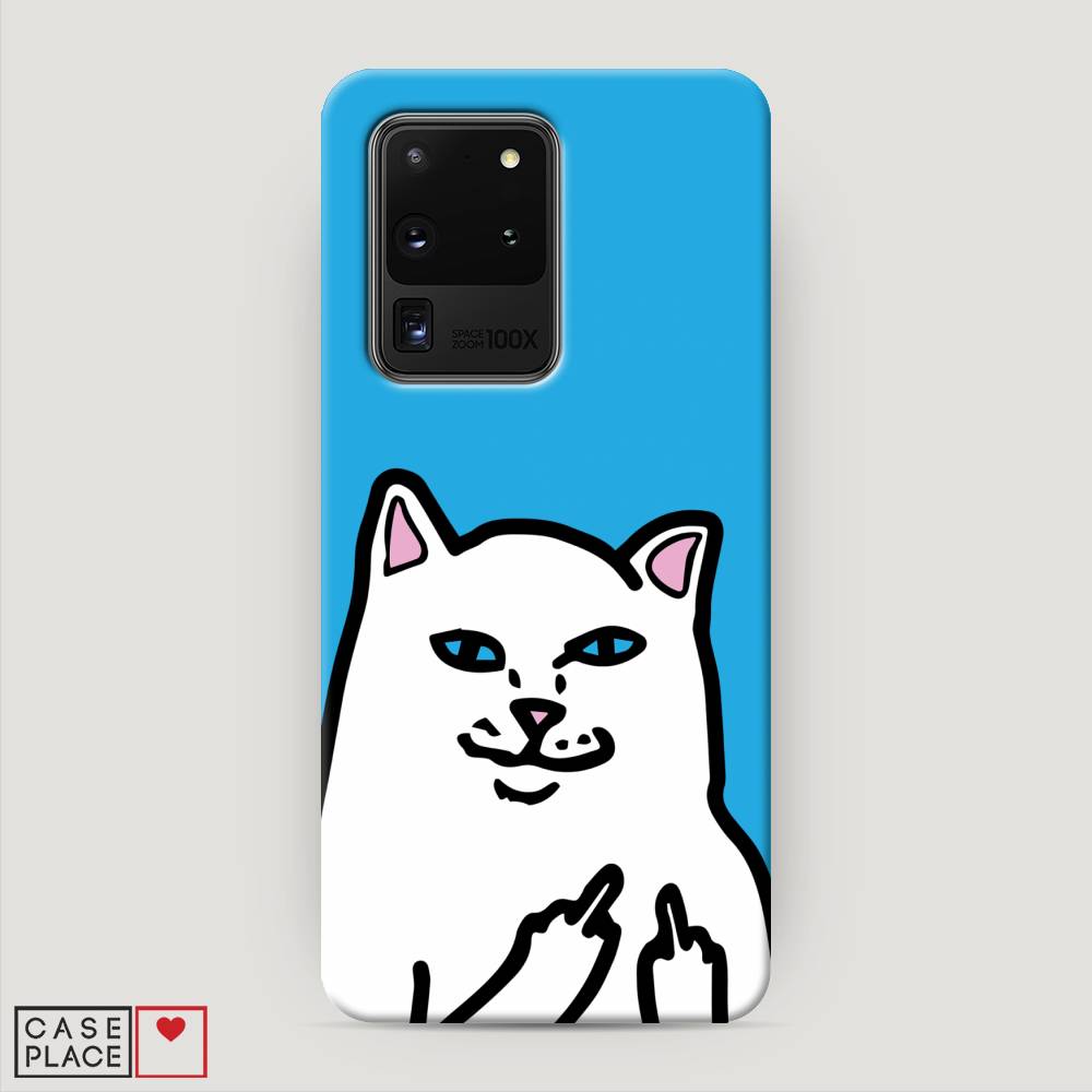 

Пластиковый чехол "Кот жесть" на Samsung Galaxy S20 Ultra, 29420-7