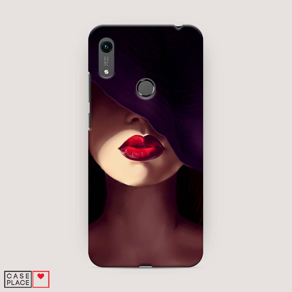 фото Чехол awog "красные губы" для huawei y6s