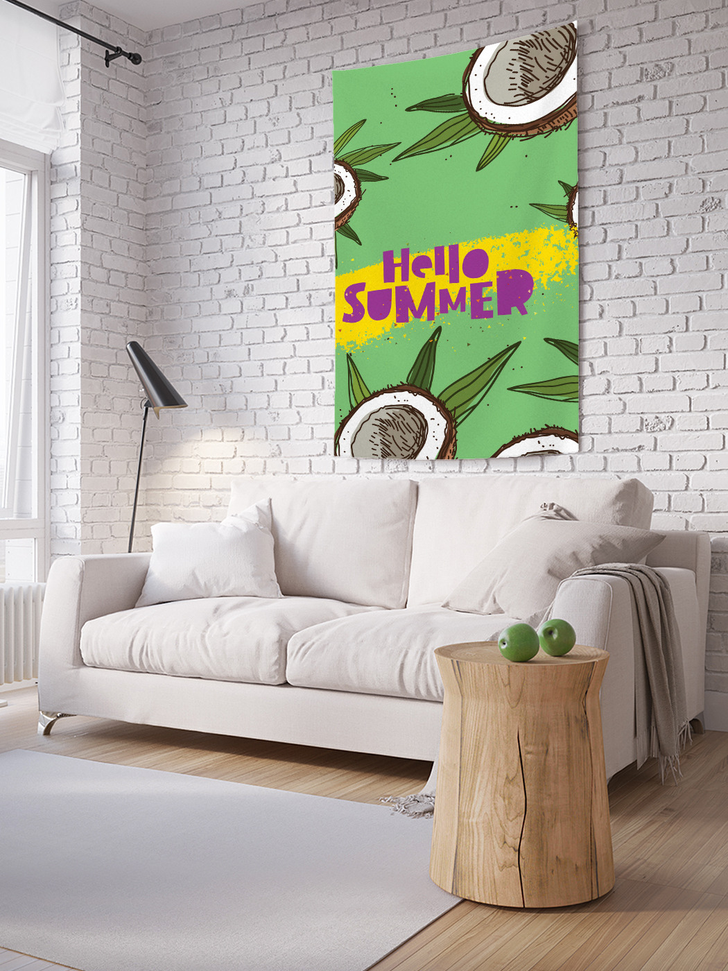 

Вертикальное фотопанно на стену JoyArty Привет лето 100x150 см, Привет лето