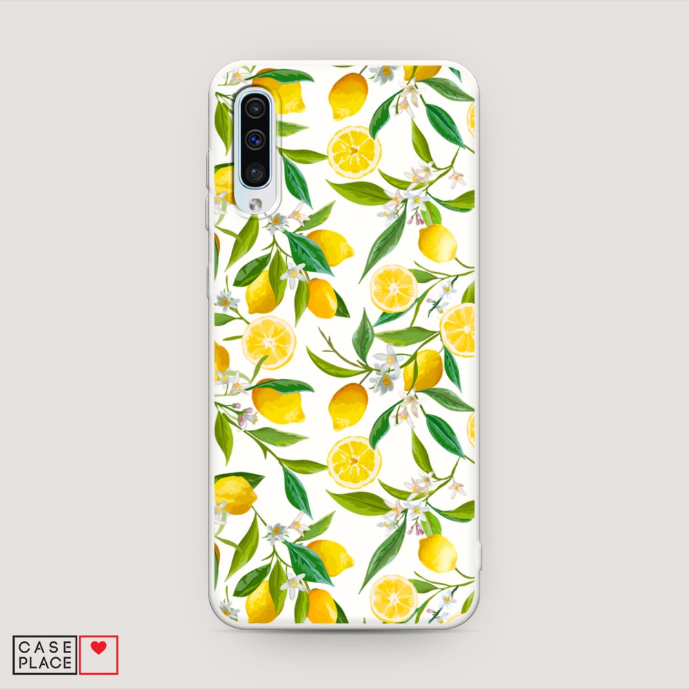 

Матовый силиконовый чехол "Сочные лимоны" на Samsung Galaxy A50