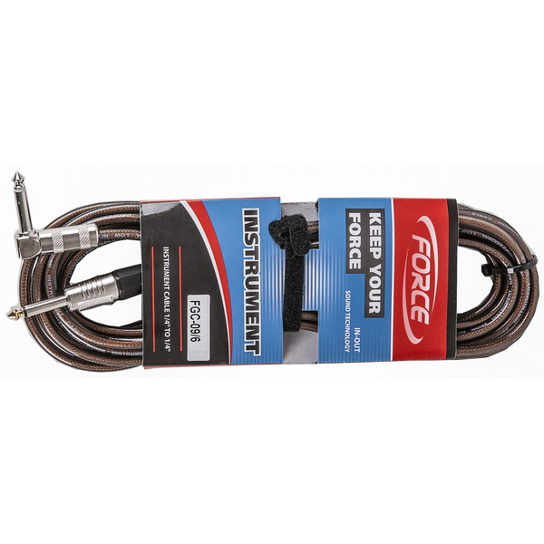

Кабель аудио 1xJack - 1xJack FORCE FGC-09/6 6.0m, FGC-09/6 6.0m