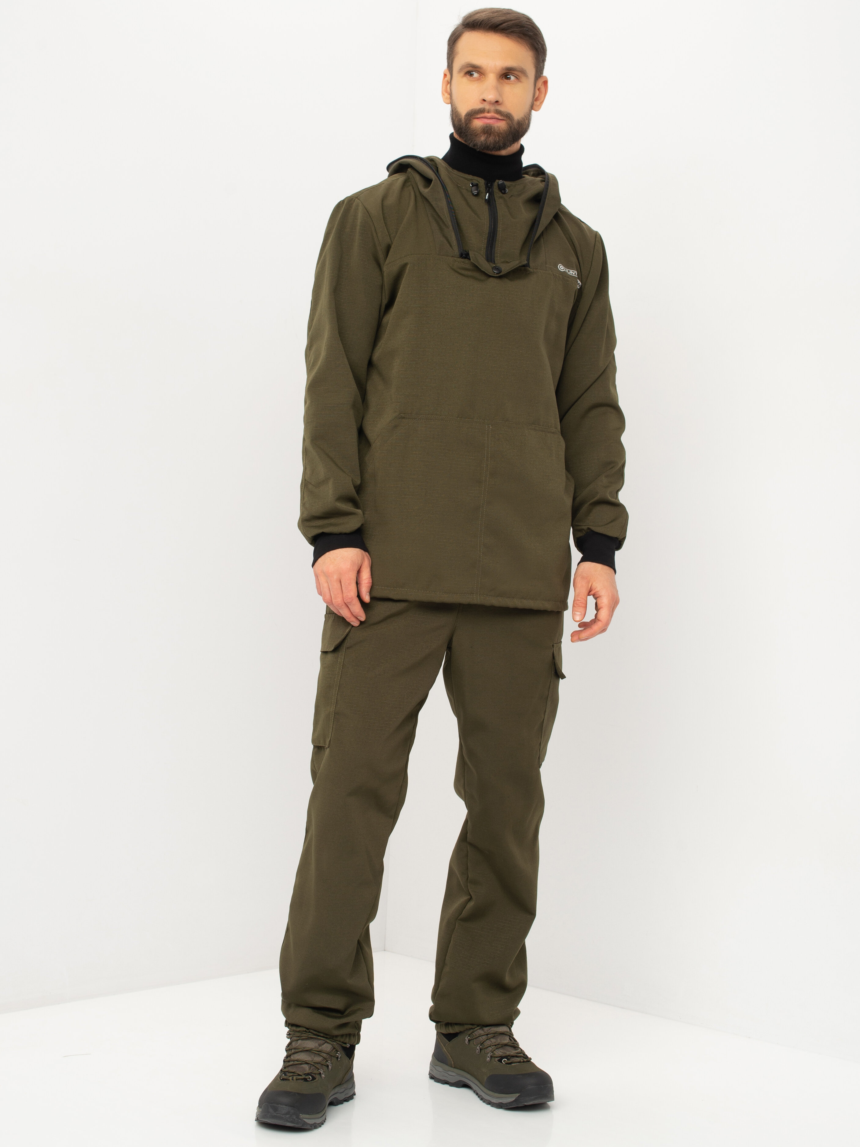 

Костюм летний Huntsman Антигнус-Эконом ткань Смесовая Рип-Стоп цвет Хаки 56-58/182-188, Антигнус-Эконом