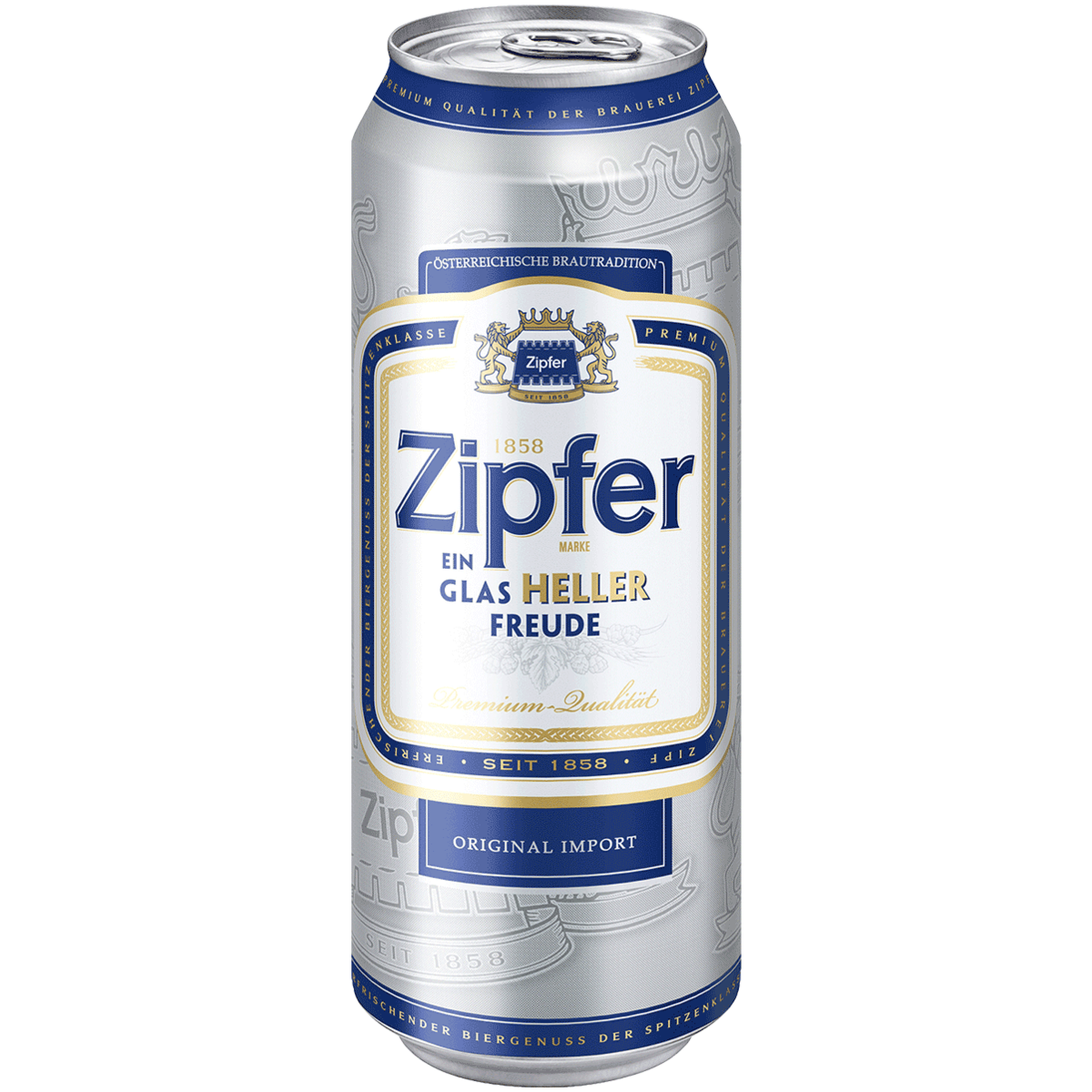 

Пиво Zipfer Glas Heller Freude светлое 0,5 л ж/б
