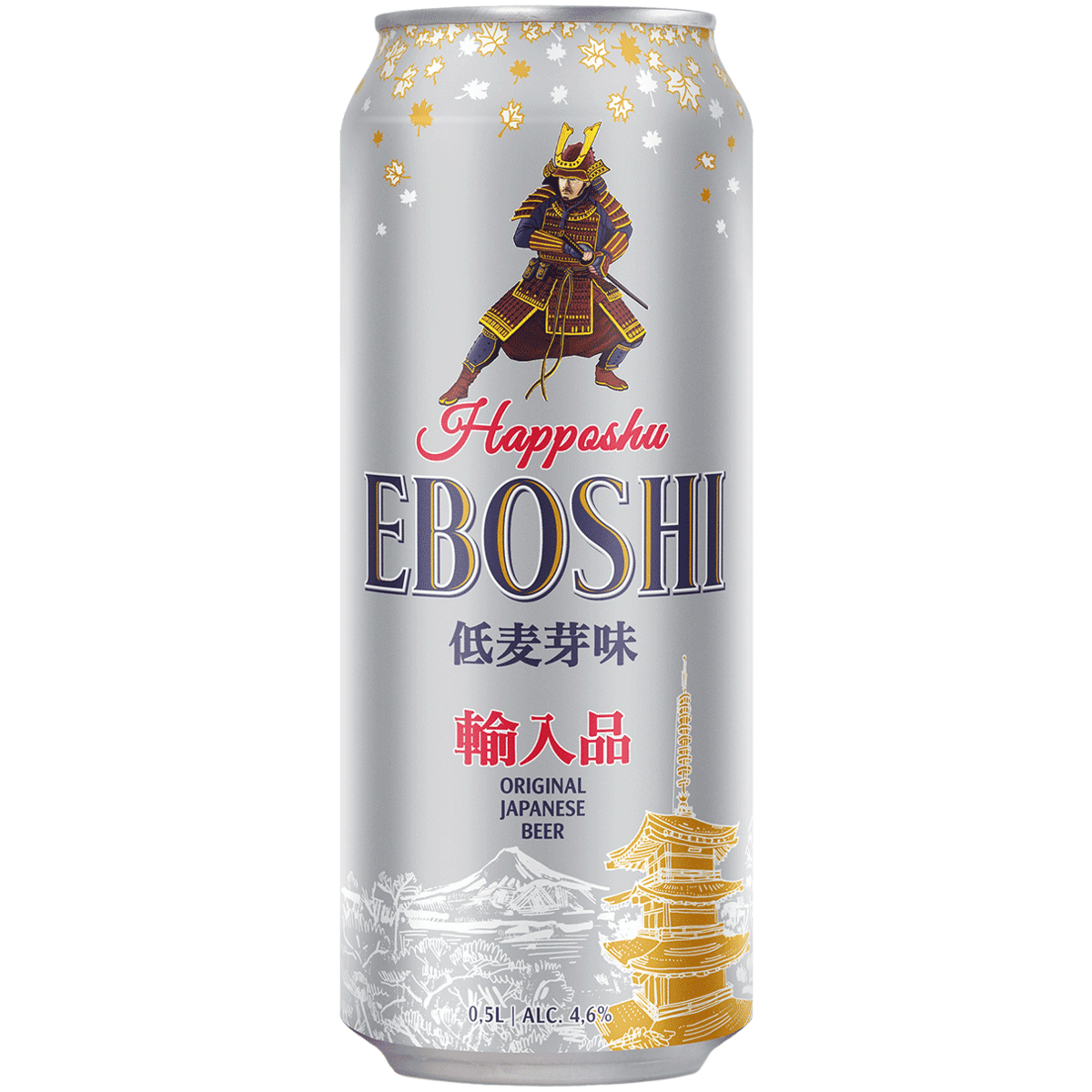 Пиво Eboshi Happoshu светлое 0,5 л ж/б