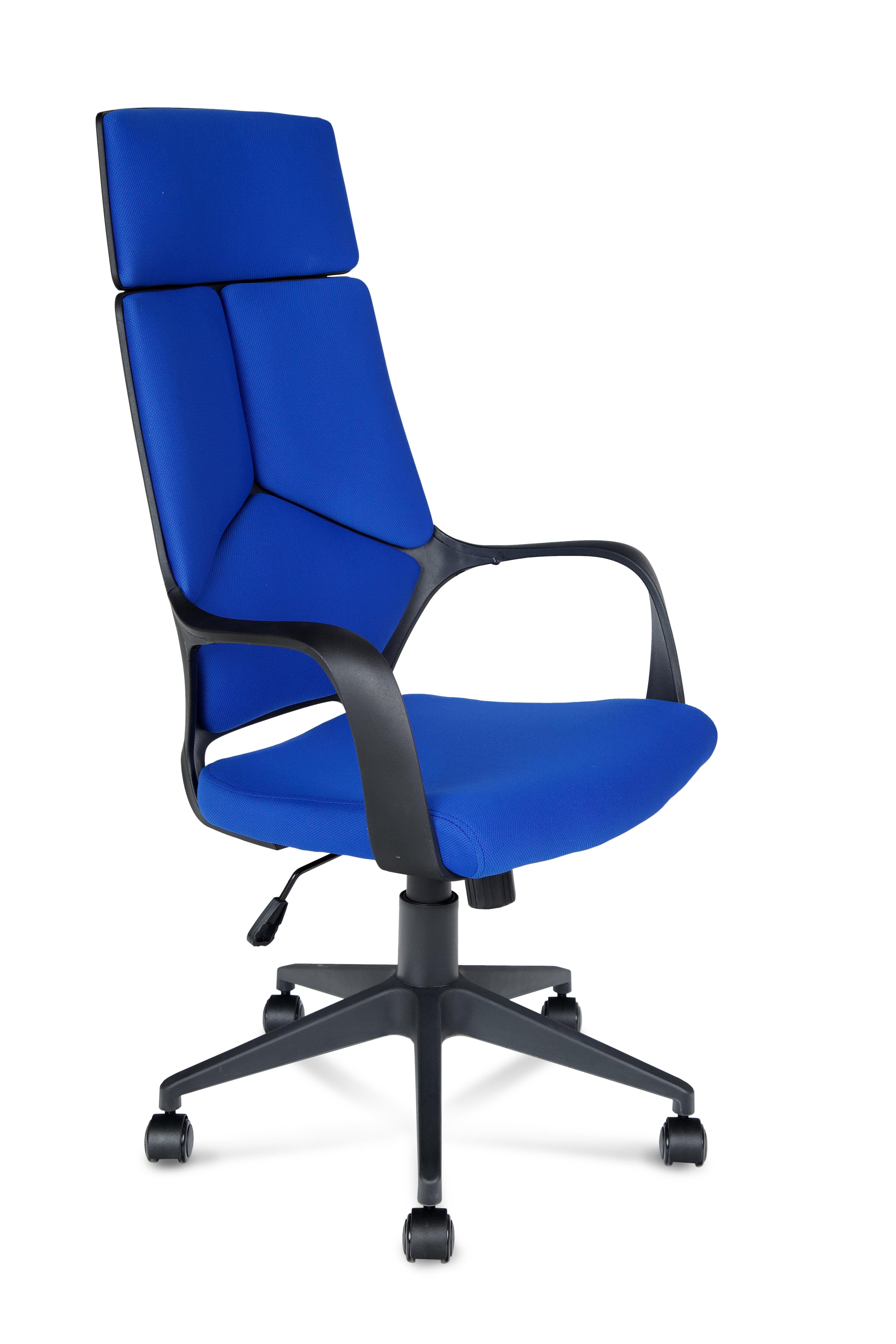 фото Кресло компьютерное iq black/blue тм дэфо