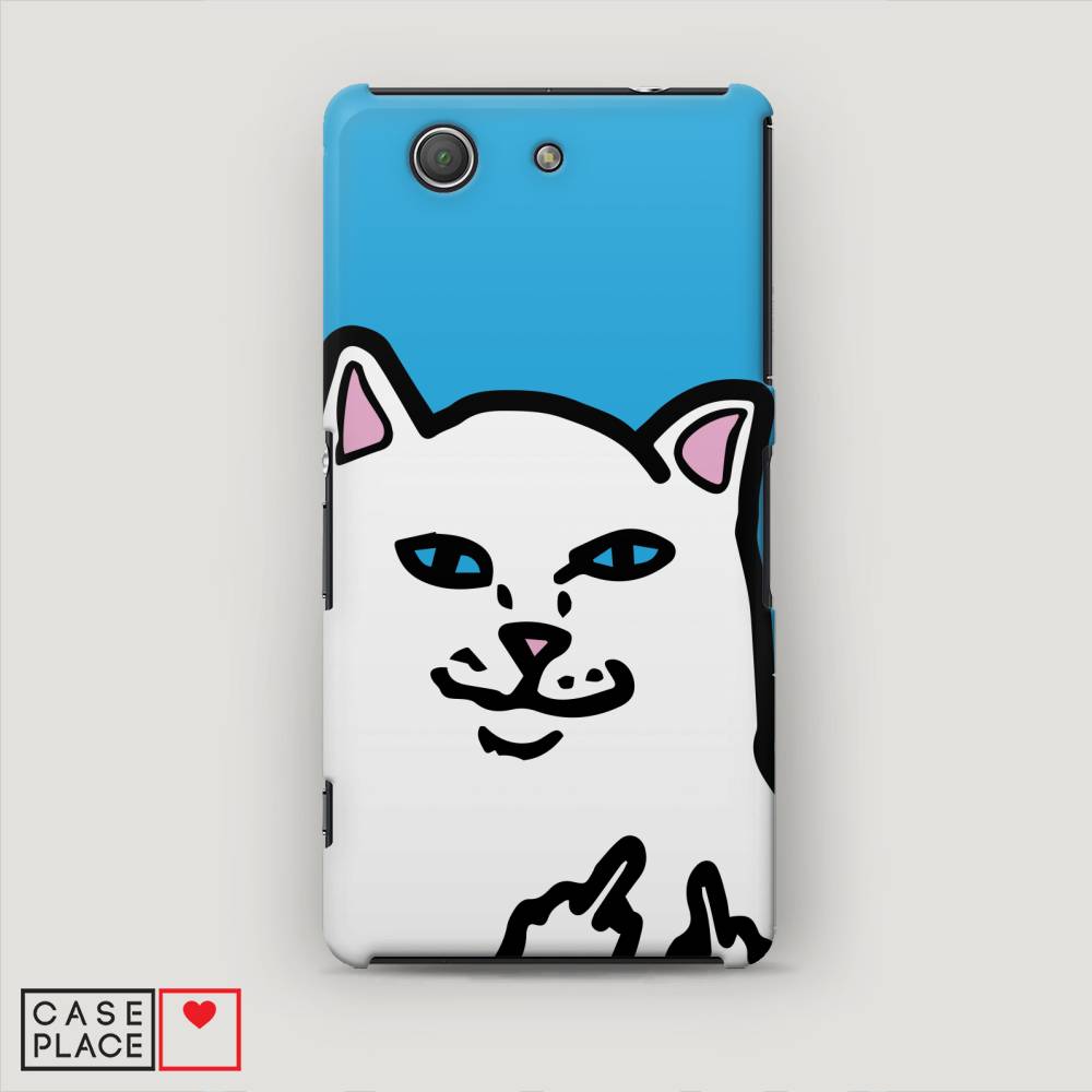 

Пластиковый чехол "Кот жесть" на Sony Xperia Z3 compact, 52020-7