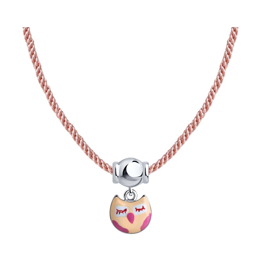

Колье из серебра с эмалью 35 см SOKOLOV 94070435, 94070435
