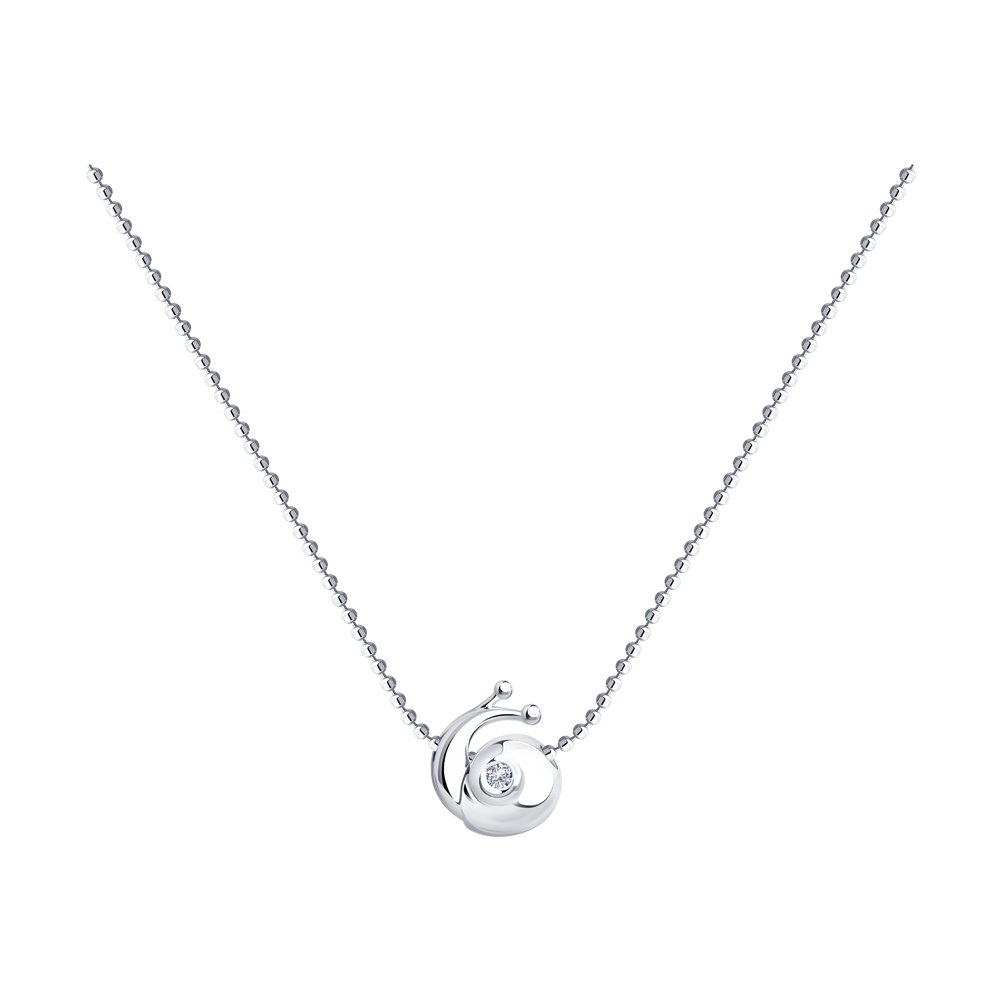 

Колье из серебра с фианитом 40 см SOKOLOV 94070441, 94070441