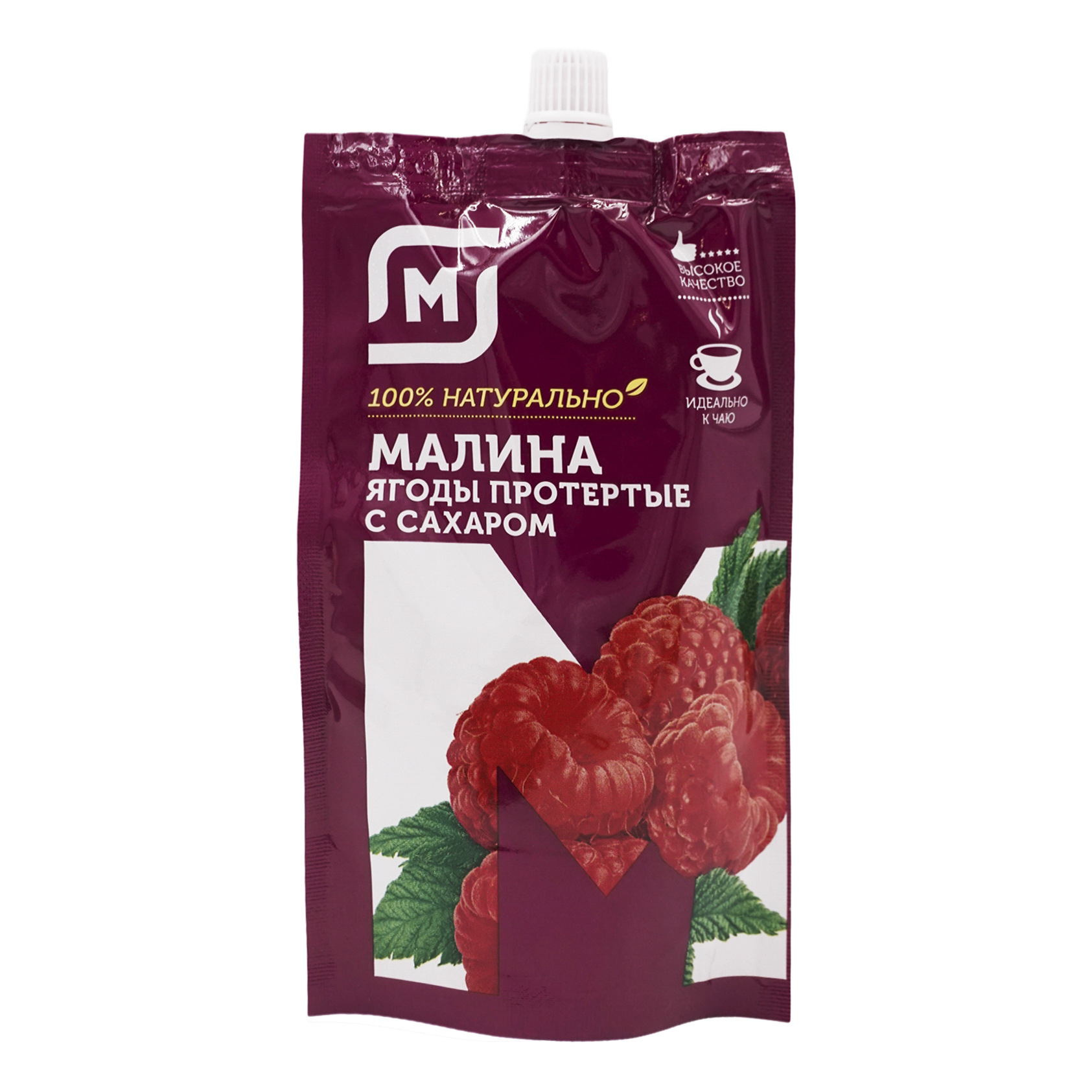 

Малина протертая с сахаром Магнит 280 г
