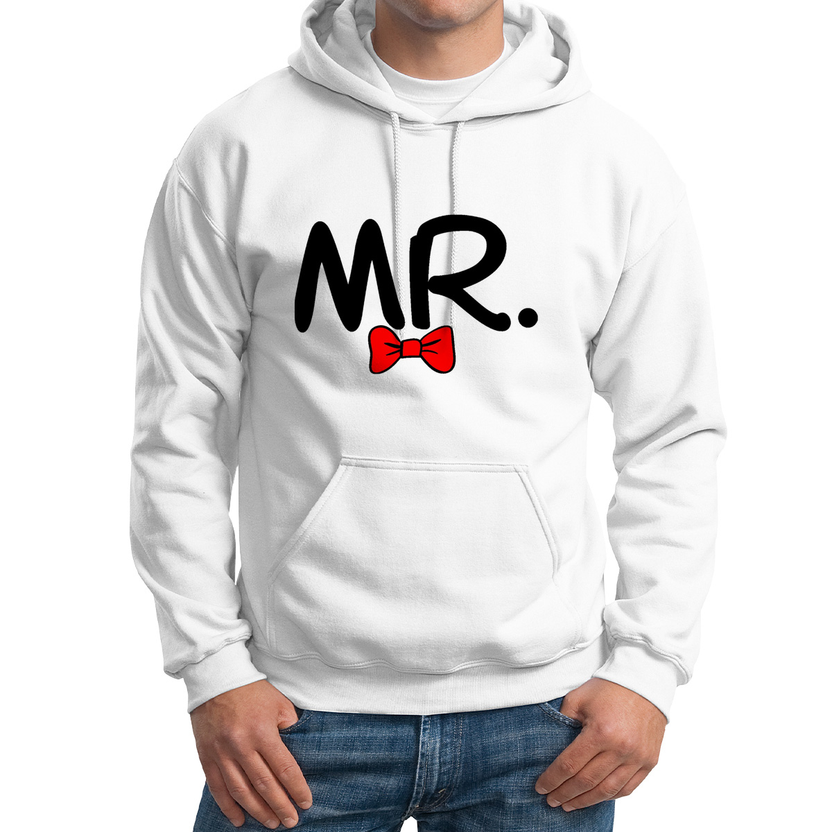 

Худи унисекс CoolPodarok MR мистер белое 56 RU, M0113878