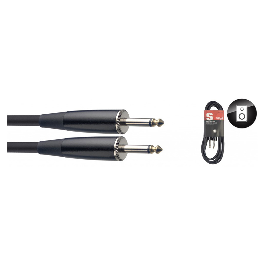 

Кабель аудио 1xJack - 1xJack Stagg SSP1,5PP15 1.5m, SSP1,5PP15 1.5m