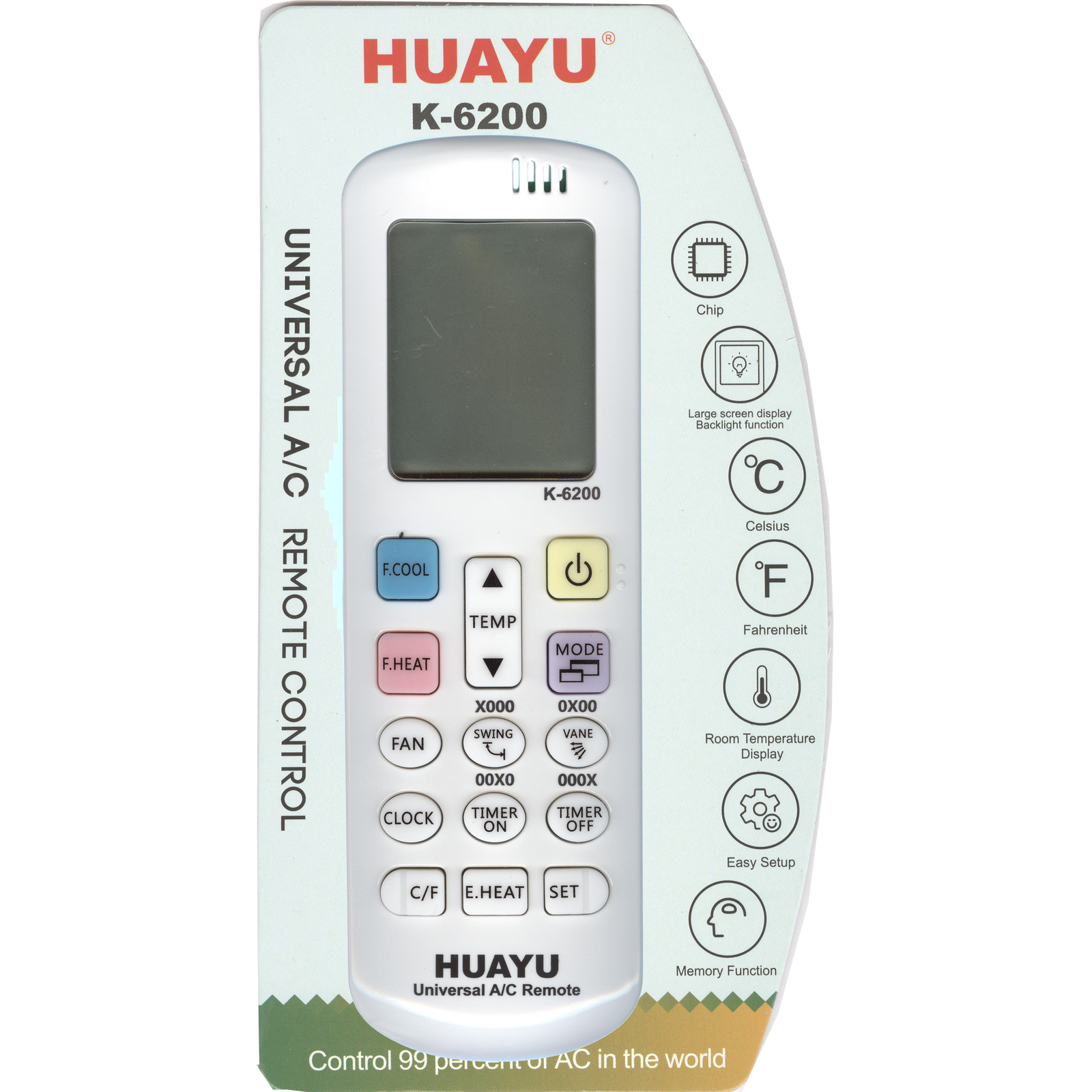 Пульт Huayu K-6200 HAR128 пульт ду huayu ct 90229 grey htb086